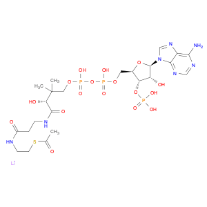 Acetyl coenzyme A trilithium salt