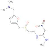 N-(2-(((5-((Dimethylamino)methyl)furan-2-yl)methyl)sulfinyl)ethyl)-N-methyl-2-nitroethene-1,1-diam…
