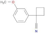 1-(3-Methoxyphenyl)cyclobutanecarbonitrile