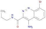 4-Amino-8-bromo-N-propylcinnoline-3-carboxamide