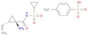 CyclopropanecarboxaMide, 1-aMino-N-(cyclopropylsulfonyl)-2-ethenyl-,(1R,2S)-, 4-Methylbenzenesulfo…