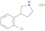3-(2-Chlorophenyl)pyrrolidine, HCl