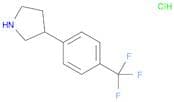 3-[4-(trifluoromethyl)phenyl]pyrrolidine hydrochloride