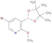 5-Bromo-2-methoxy-3-(4,4,5,5-tetramethyl-1,3,2-dioxaborolan-2-yl)pyridine