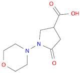 1-Morpholin-4-yl-5-oxopyrrolidine-3-carboxylic acid
