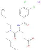 (+/-)-4-([3,4-DICHLOROBENZOYL]AMINO)-5-(DIPENTYLAMINO)-5-OXOPENTANOIC ACID SODIUM