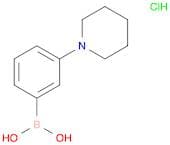 (3-(Piperidin-1-yl)phenyl)boronic acid hydrochloride