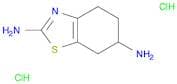 4,5,6,7-tetrahydro-1,3-benzothiazole-2,6-diamine dihydrochloride