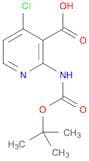 2-(tert-Butoxycarbonylamino)-4-chloronicotinic acid