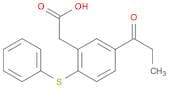 2-(2-(Phenylthio)-5-propionylphenyl)acetic acid