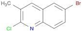 6-Bromo-2-chloro-3-methylquinoline