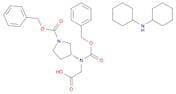 (R)-2-(N-Cbz)(1-Cbz-pyrrolidin-3-yl)aminoacetic acid, dicyclohexylammonium salt