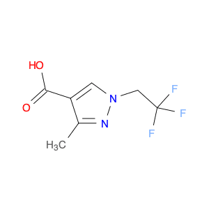 3-Methyl-1-(2,2,2-trifluoroethyl)-1H-pyrazole-4-carboxylic acid