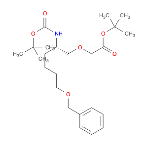 (S)-tert-butyl 2-((6-(benzyloxy)-2-((tert-butoxycarbonyl)amino)hexyl)oxy)acetate