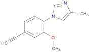 1H-Imidazole, 1-(4-ethynyl-2-methoxyphenyl)-4-methyl-