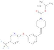1-Piperidinecarboxylic acid, 4-[[3-[[5-(trifluoromethyl)-2-pyridinyl]oxy]phenyl]methylene]-, 1,1-d…