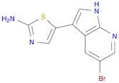 2-Thiazolamine, 5-(5-bromo-1H-pyrrolo[2,3-b]pyridin-3-yl)-