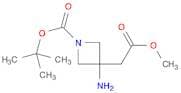3-Azetidineacetic acid, 3-amino-1-[(1,1-dimethylethoxy)carbonyl]-, methyl ester