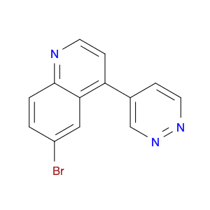 6-broMo-4-(pyridazin-4-yl)quinoline