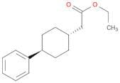 Cyclohexaneacetic acid, 4-phenyl-, ethyl ester, trans-