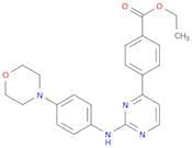 Ethyl 4-(2-(4-morpholinophenylamino)pyrimidin-4-yl)benzoate