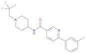 6-(3-Fluorophenyl)-n-(1-(2,2,2-trifluoroethyl)piperidin-4-yl)nicotinamide
