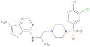 Thieno[3,2-d]pyriMidin-4-aMine, N-[(1S)-2-[4-[(3,4-dichlorophenyl)sulfonyl]-1-piperazinyl]-1-Methy…