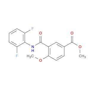 Methyl 3-(2,6-difluorophenylcarbamoyl)-4-methoxybenzoate