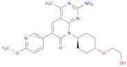 2-Amino-8-[trans-4-(2-hydroxyethoxy)cyclohexyl]-6-(6-methoxy-3-pyridinyl)-4-methylpyrido[2,3-d]pyr…