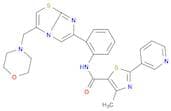 4-​Methyl-​N-​[2-​[3-​(4-​morpholinylmethyl)​imidazo[2,​1-​b]​thiazol-​6-​yl]​phenyl]​-​2-​(3-​pyr…