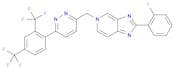5-((6-(2,4-Bis(trifluoromethyl)phenyl)pyridazin-3-yl)methyl)-2-(2-fluorophenyl)-5H-imidazo[4,5-c]p…