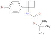 tert-butyl1-(4-bromophenyl)cyclobutylcarbamate
