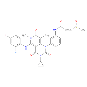 N-(3-(3-Cyclopropyl-5-((2-fluoro-4-iodophenyl)amino)-6,8-dimethyl-2,4,7-trioxo-3,4,6,7-tetrahydrop…
