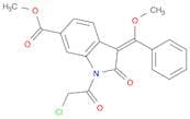 (E)-Methyl 1-(2-chloroacetyl)-3-(methoxy(phenyl)methylene)-2-oxoindoline-6-carboxylate
