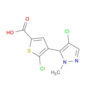 2-Thiophenecarboxylic acid, 5-chloro-4-(4-chloro-1-methyl-1H-pyrazol-5-yl)-