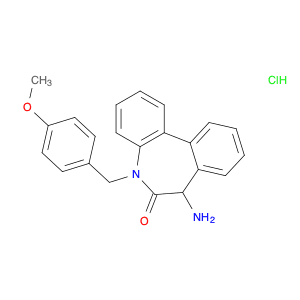 6H-Dibenz[b,d]azepin-6-one, 7-amino-5,7-dihydro-5-[(4-methoxyphenyl)methyl]-, hydrochloride (1