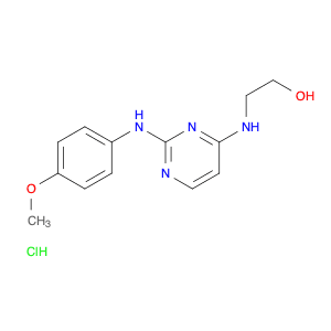 4-(2-HYDROXYETHYLAMINO)-2-(4-METHOXYPHENYLAMINO)-PYRIMIDINE HYDROCHLORIDE