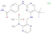 Benzamide, N-methyl-4-[[4-[[[3-[methyl(methylsulfonyl)amino]-2-pyrazinyl]methyl]amino]-5-(trifluor…