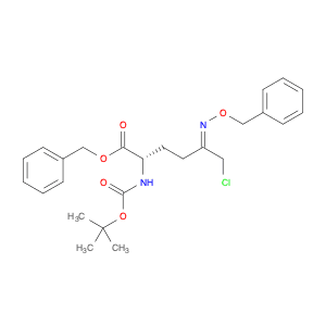 (S,E)-benzyl 5-((benzyloxy)imino)-2-((tert-butoxycarbonyl)amino)-6-chlorohexanoate