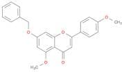 4H-1-Benzopyran-4-one, 5-methoxy-2-(4-methoxyphenyl)-7-(phenylmethoxy)-