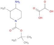 4-amino-3-methyl-piperidine-1-carboxylic acid tert-butyl ester oxalate