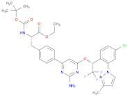 (S)-Ethyl 3-(4-(2-amino-6-((R)-1-(4-chloro-2-(3-methyl-1H-pyrazol-1-yl)phenyl)-2,2,2-trifluoroetho…