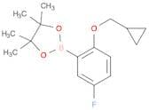 2-(2-Cyclopropylmethoxy-5-fluorophenyl)-4,4,5,5-tetramethyl[1,3,2]dioxaborolane