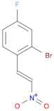 2-Bromo-4-fluoro-1-((e)-2-nitrovinyl)benzene