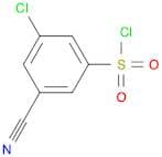 3-Chloro-5-cyanobenzene-1-sulfonyl chloride