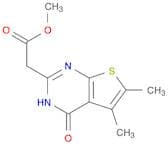 methyl 2-{5,6-dimethyl-4-oxo-3H,4H-thieno[2,3-d]pyrimidin-2-yl}acetate