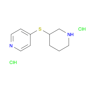 4-(Piperidin-3-ylthio)pyridine dihydrochloride
