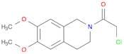2-chloro-1-(6,7-dimethoxy-1,2,3,4-tetrahydroisoquinolin-2-yl)ethan-1-one