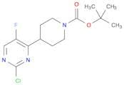 tert-Butyl 4-(2-chloro-5-fluoropyrimidin-4-yl)piperidine-1-carboxylate
