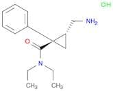 trans-2-(Aminomethyl)-N,N-diethyl-1-phenylcyclopropanecarboxamide hydrochloride